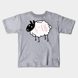 Sheep | F*ck | Lamb | Message Kids T-Shirt